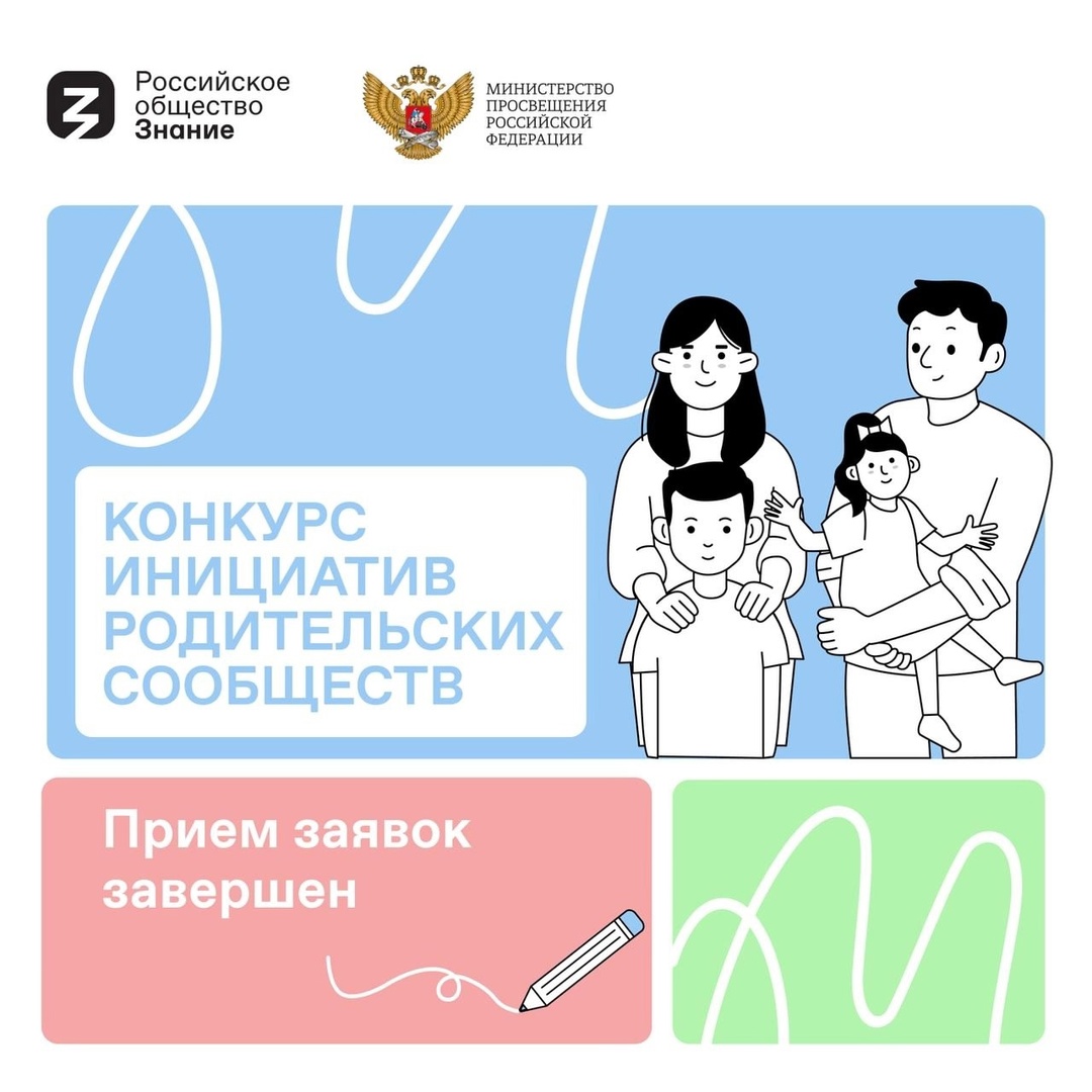 Участие во Всероссийском конкурсе инициатив родительских сообществ.